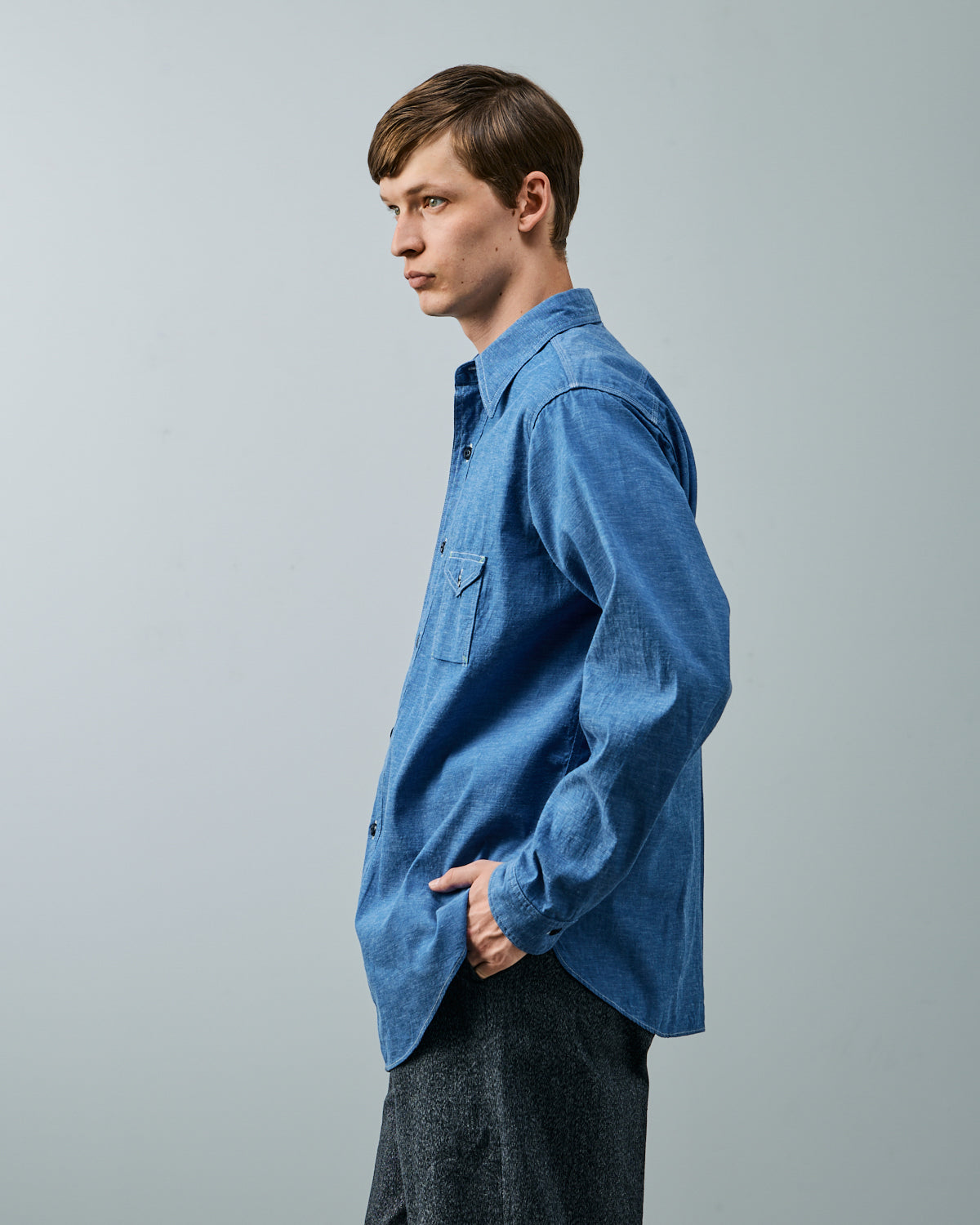 BIG YANK-011 [Réservation] CHEMISE 1935 CHAMBRAY [Livraison : Fin Février 2027]