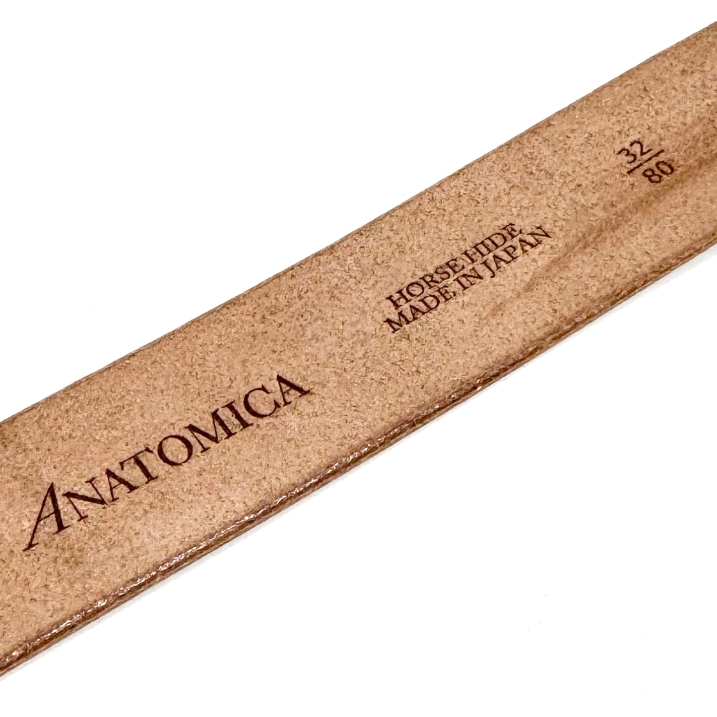 Anatomica Belt / HORWEEN RUSSET HORSEHIDE STRIPS LEATHER