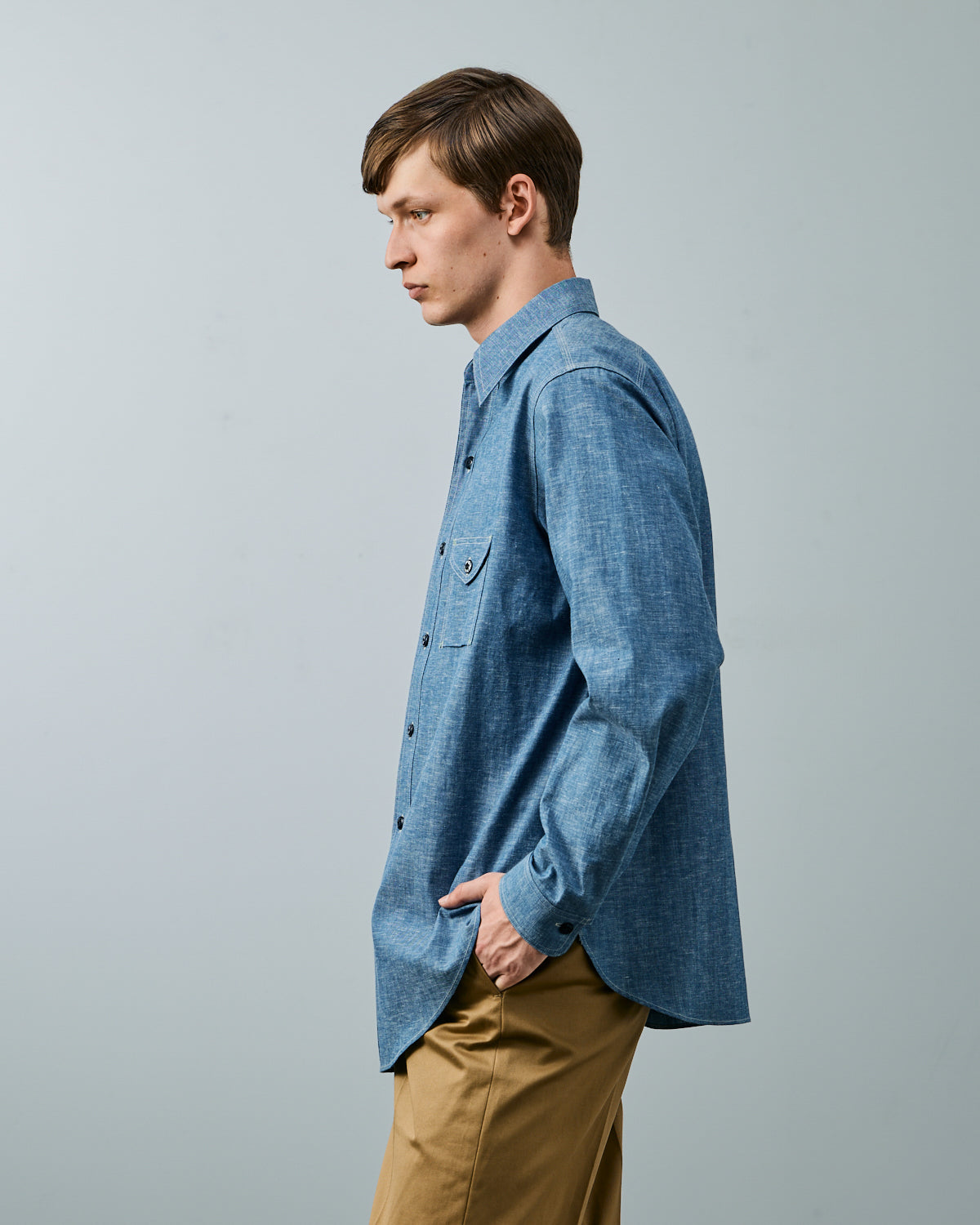 BIG YANK-011 [Réservation] CHEMISE 1935 CHAMBRAY [Livraison : Fin Février 2027]