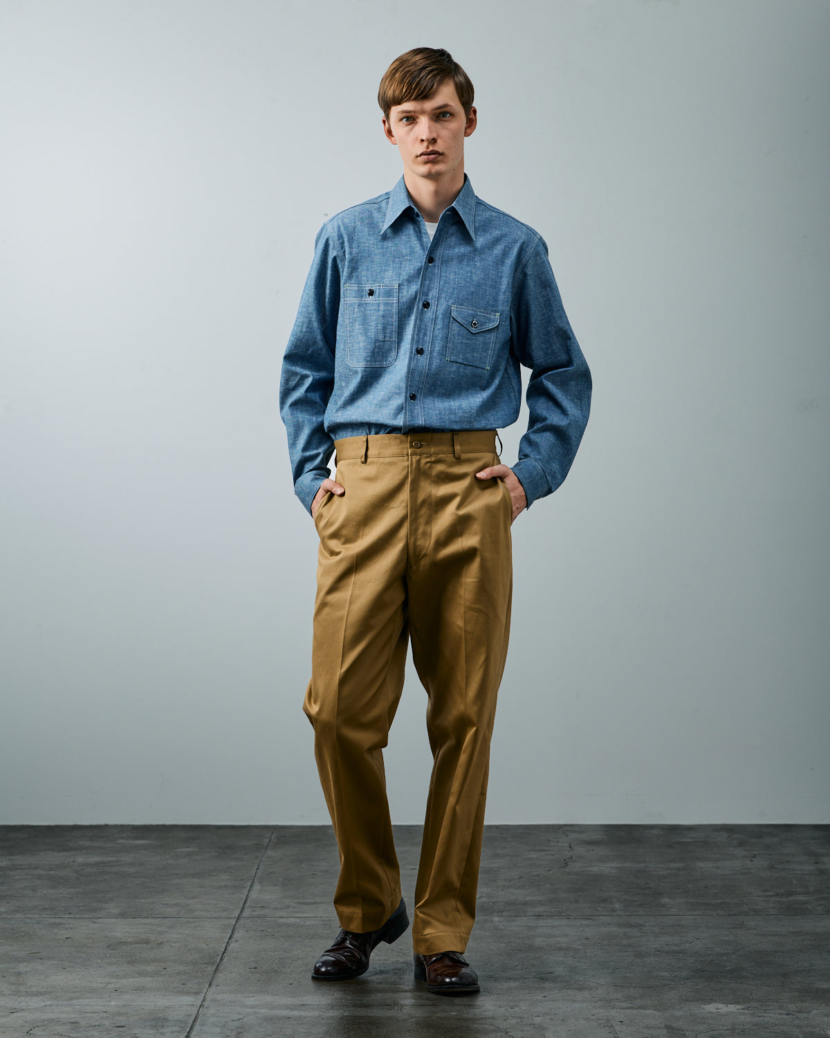 BIG YANK-011 [Réservation] CHEMISE 1935 CHAMBRAY [Livraison : Fin Février 2027]