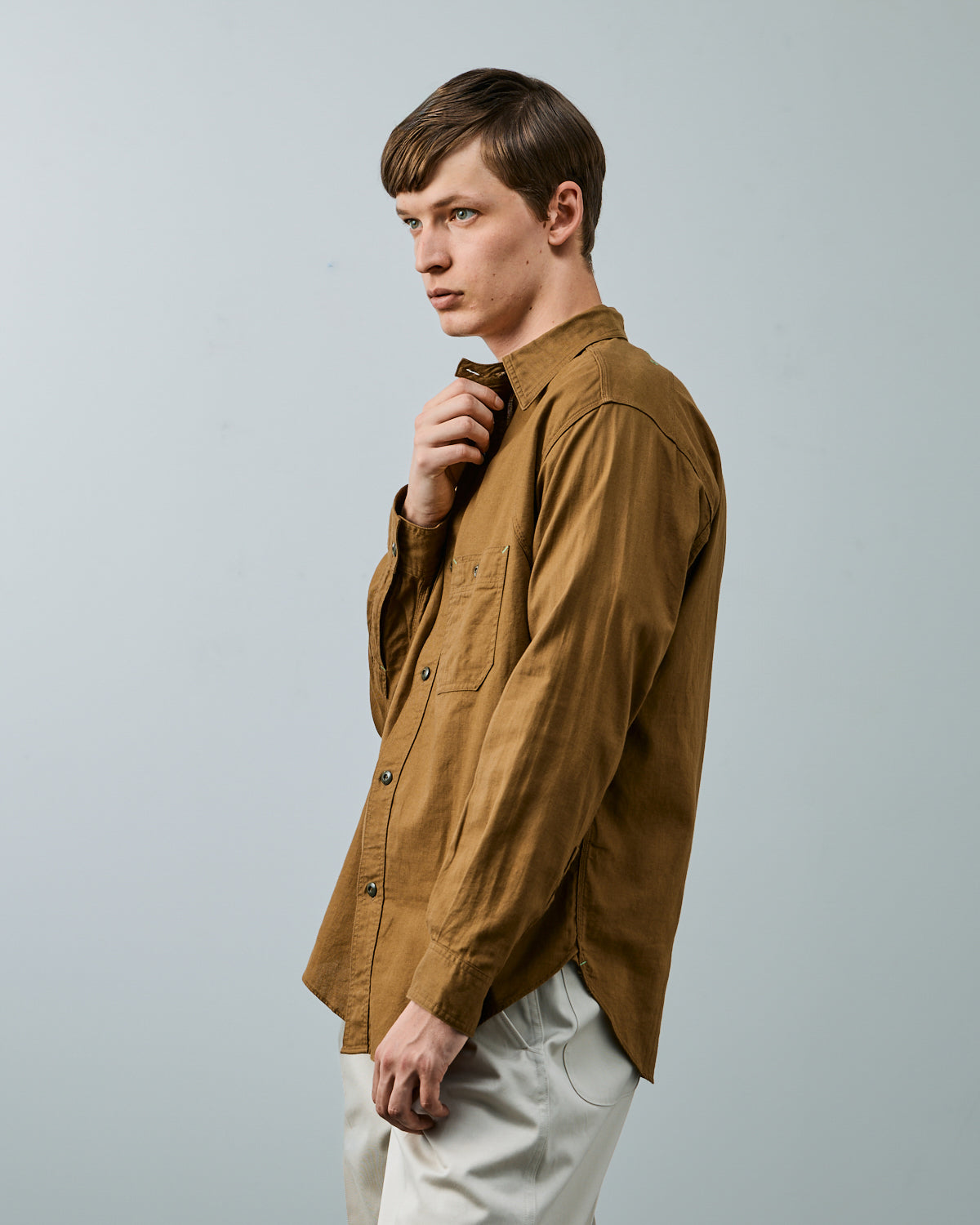 BIG YANK-012 [Réservation] 1920 FLYER SHIRT ARMY TWILL [Livraison : Fin Février 2027]