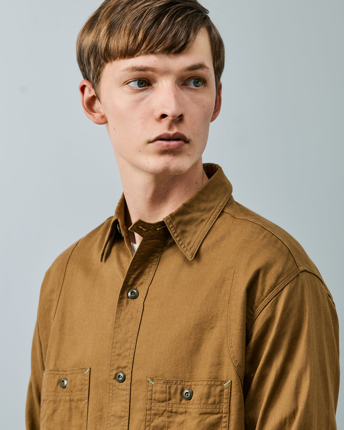 BIG YANK-012 [Réservation] 1920 FLYER SHIRT ARMY TWILL [Livraison : Fin Février 2027]