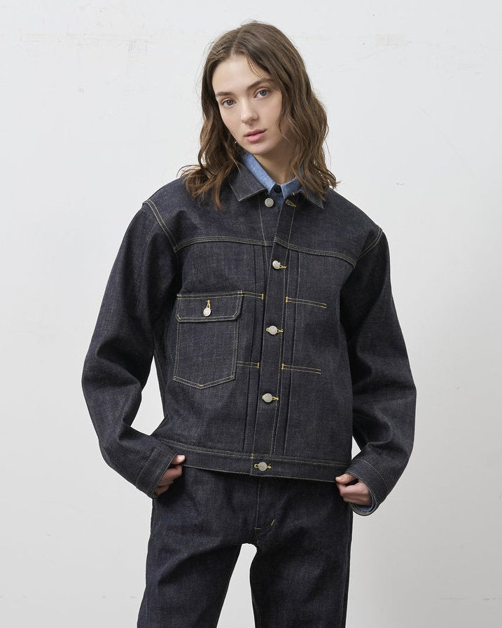 ⑦BIG YANK [Réservation] DALLY JACKET SELVAGE DENIM [Livraison : Fin Septembre 2026] (Copie)