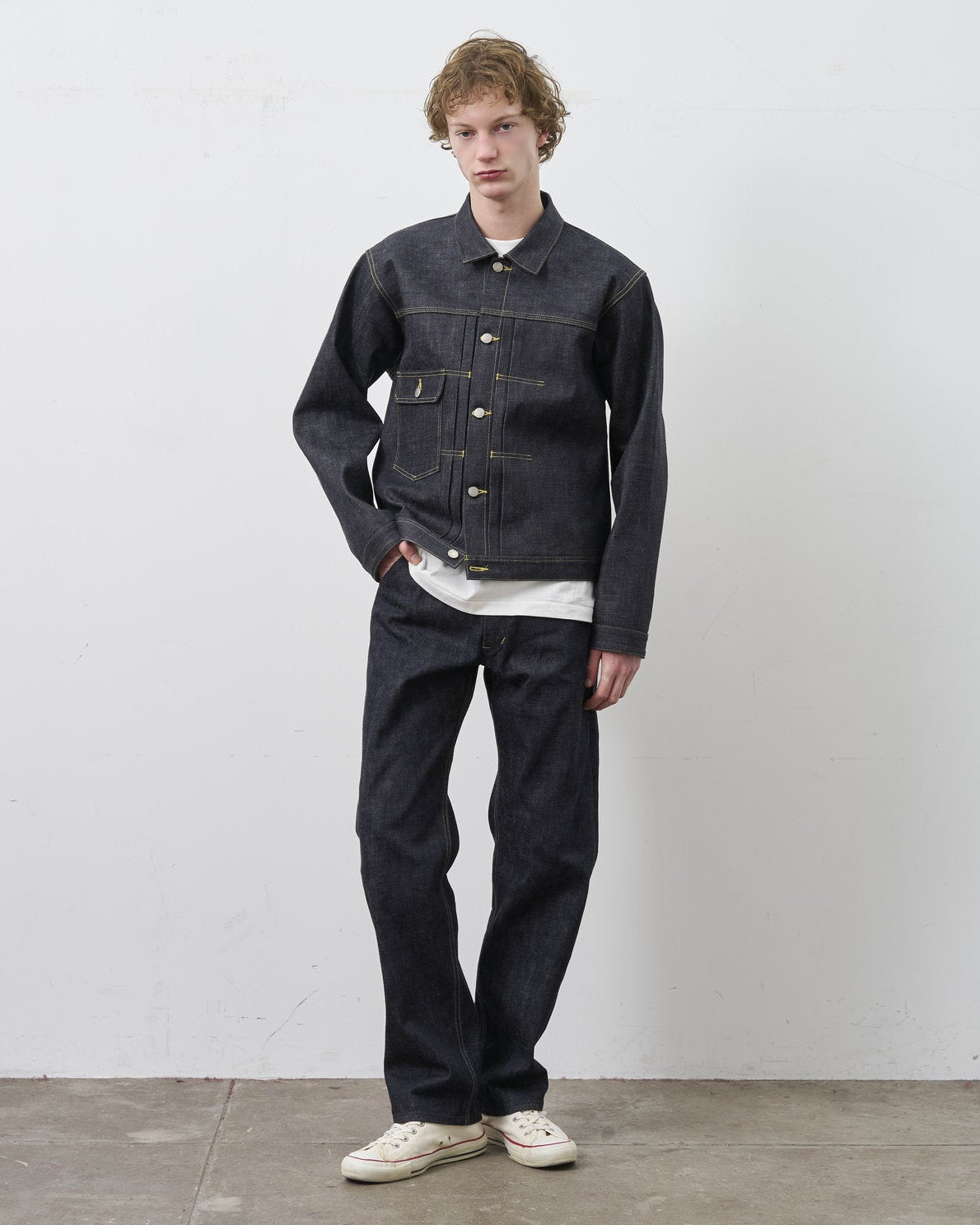 ⑦BIG YANK [Réservation] DALLY JACKET SELVAGE DENIM [Livraison : Fin Septembre 2026] (Copie)