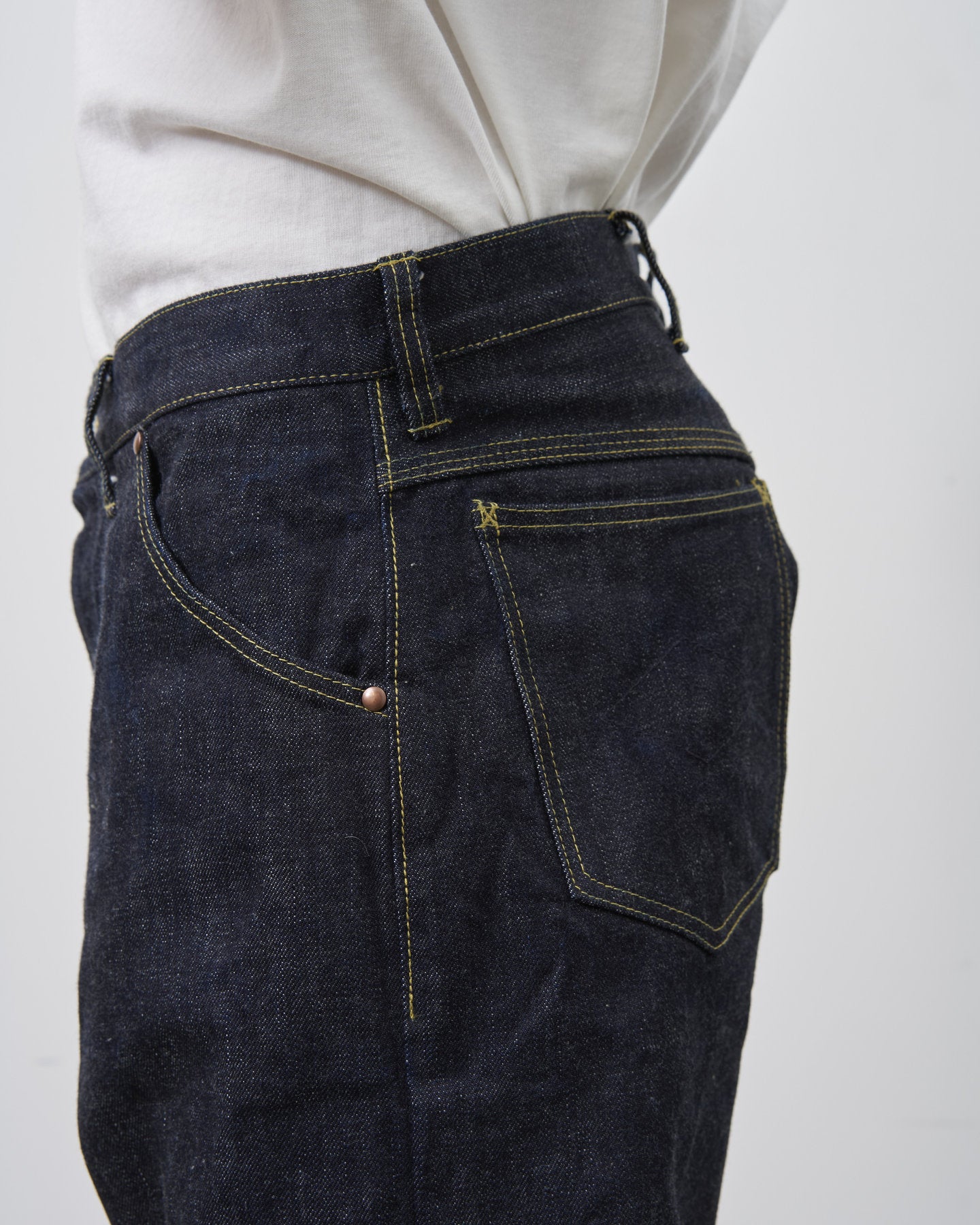 ⑧BIG YANK [Réservation] DALLY PANTS SELVAGE DENIM [Livraison : Fin Septembre 2026] (Copie)