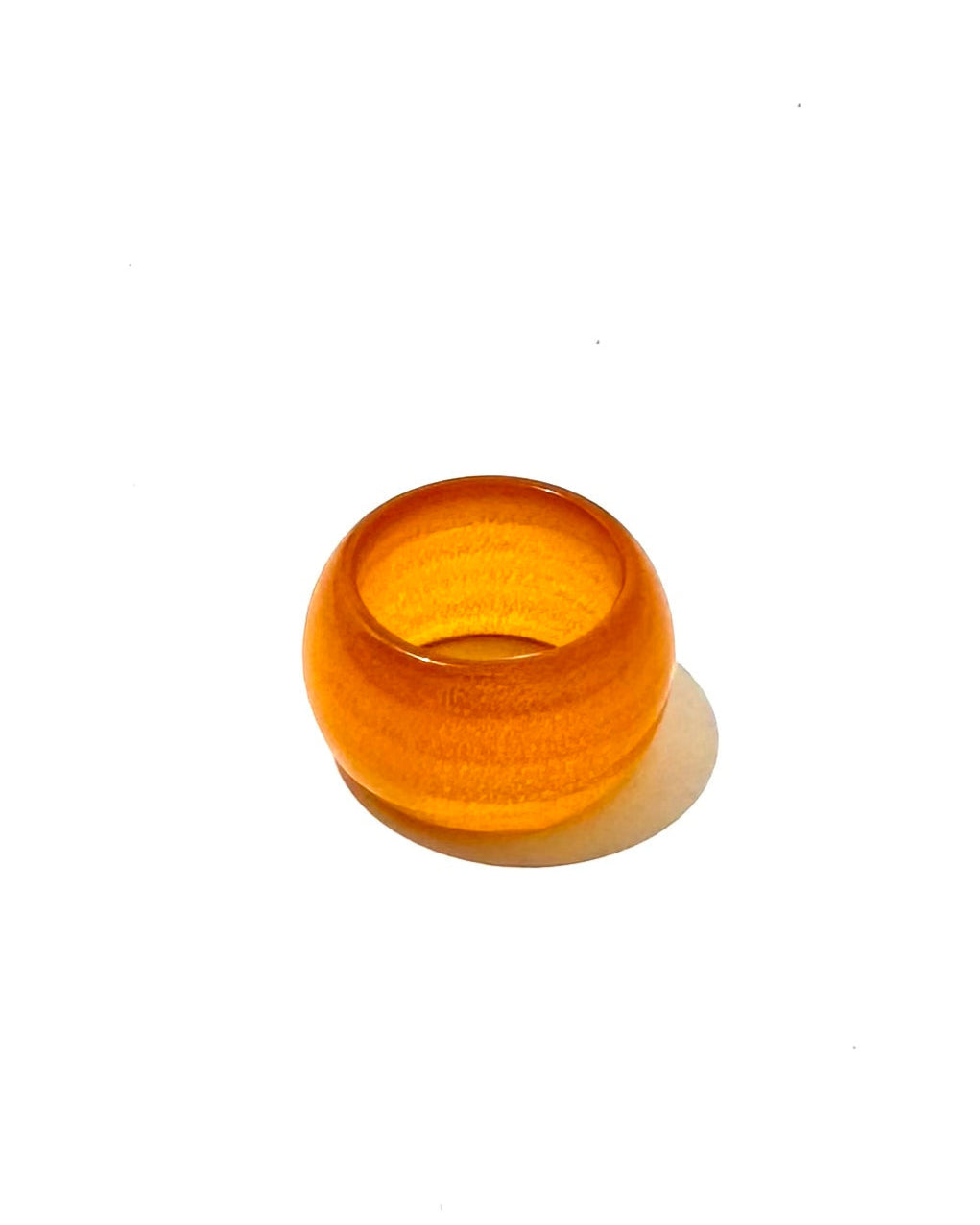 VINTAGE BAKELITE RING YELLOW