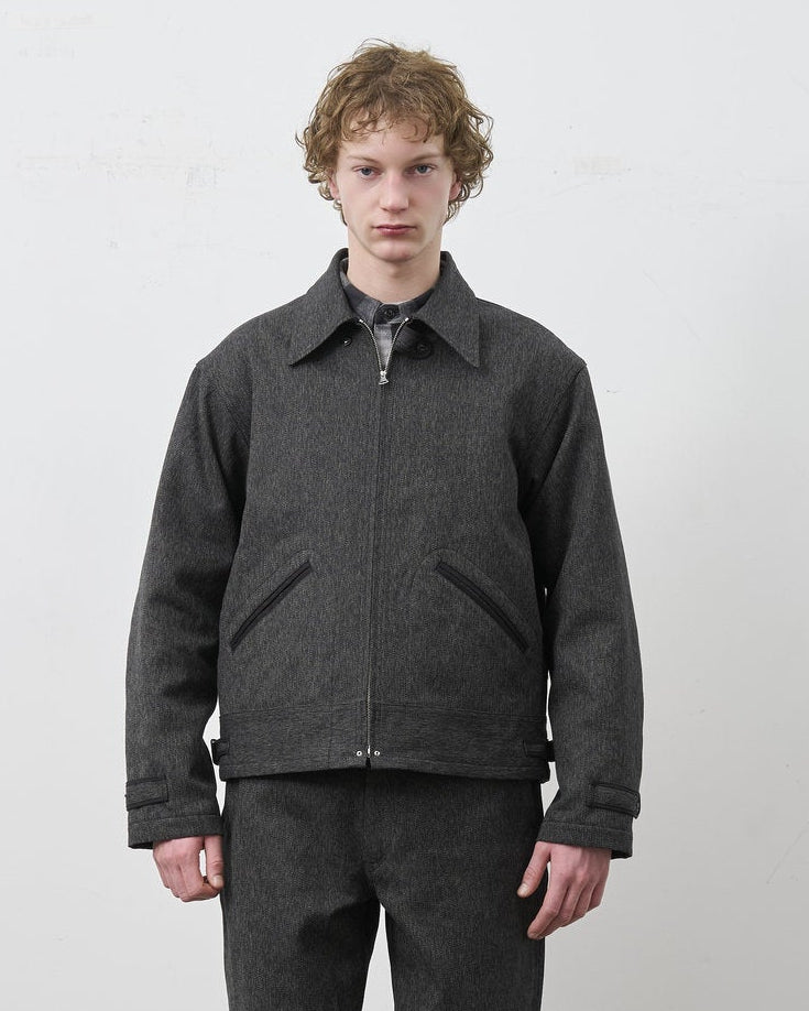 ⑤BIG YANK [Réservation] LEO JACKET HEATHER TWILL [Livraison : Fin Septembre 2026] (Copie)