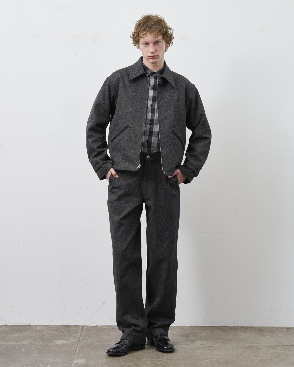 ⑥BIG YANK [Réservation] MATT PANTS HEATHER TWILL [Livraison : Fin Septembre 2026] (Copie)