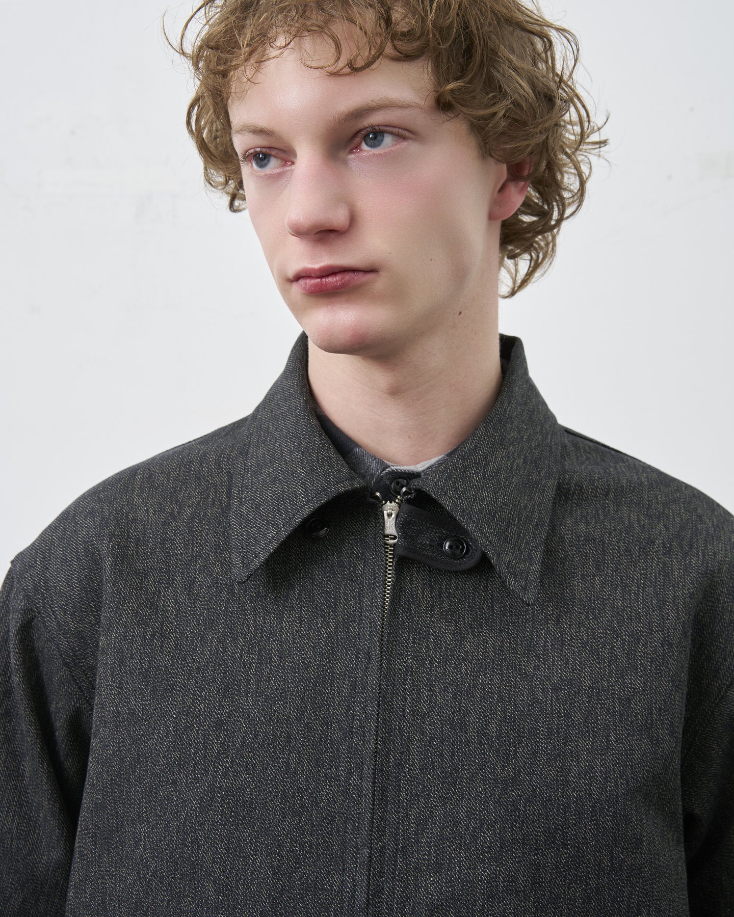 ⑤BIG YANK [Réservation] LEO JACKET HEATHER TWILL [Livraison : Fin Septembre 2026] (Copie)