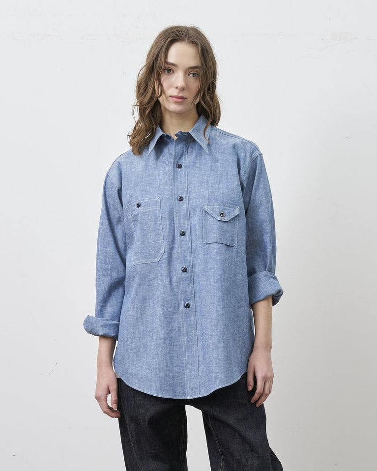 ①BIG YANK [Réservation] CHEMISE CHAMBRAY Y1929 [Livraison : Fin Septembre 2026] (Copie)