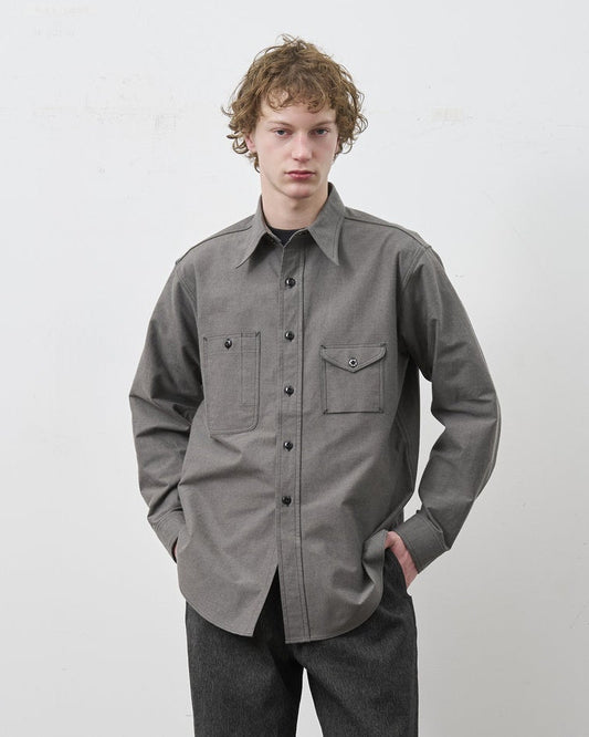 ②BIG YANK [Réservation] CHEMISE Y1934 HEATHER CHAMBRAY [Livraison : Fin Septembre 2026] (Copie)