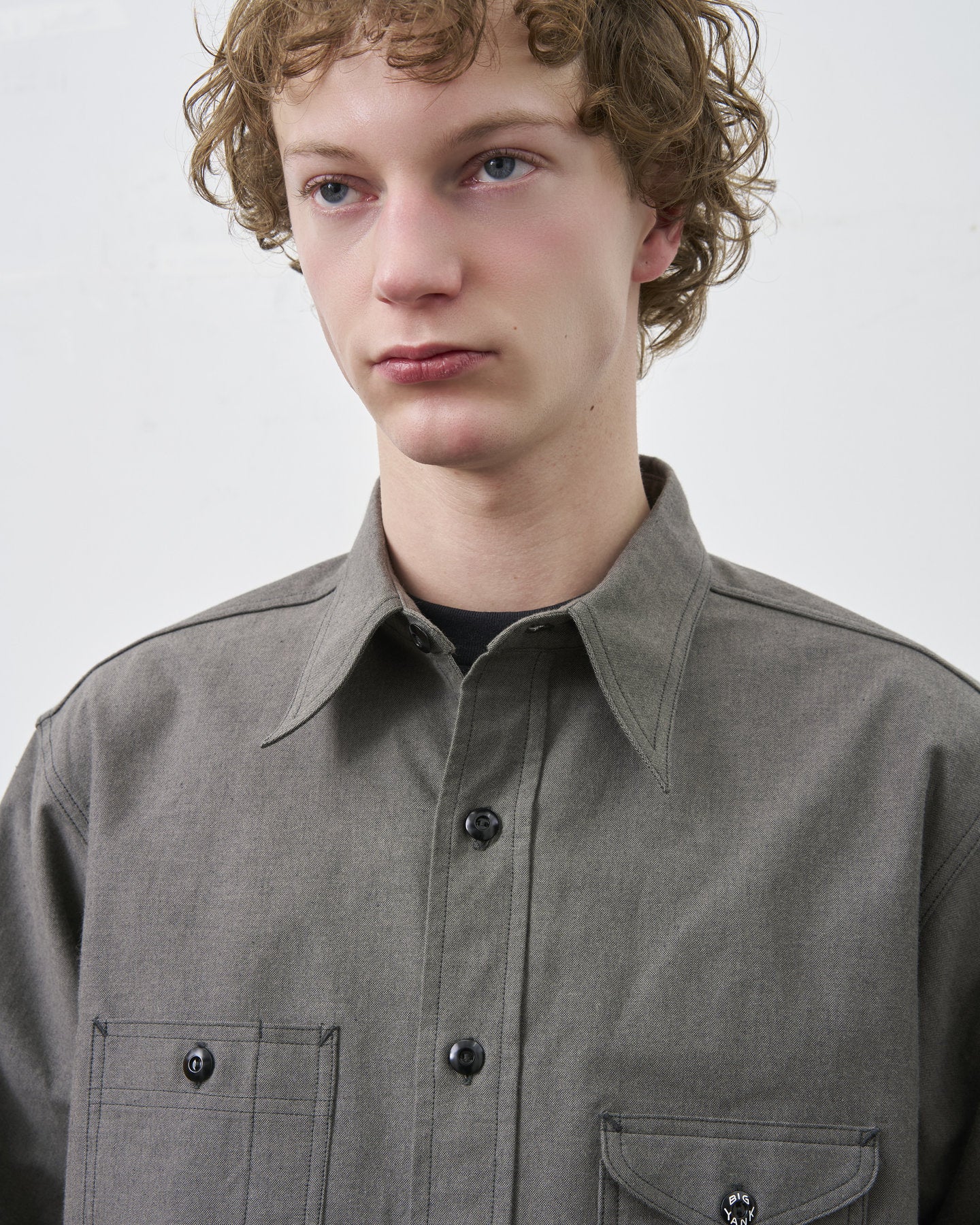 ②BIG YANK [Réservation] CHEMISE Y1934 HEATHER CHAMBRAY [Livraison : Fin Septembre 2026] (Copie)