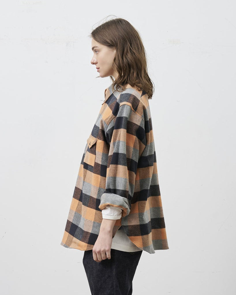 ③・BIG YANK【予約】Y1936 H-ZIP FLANNEL CHECK SHIRT【お届け:2026年9月下旬】